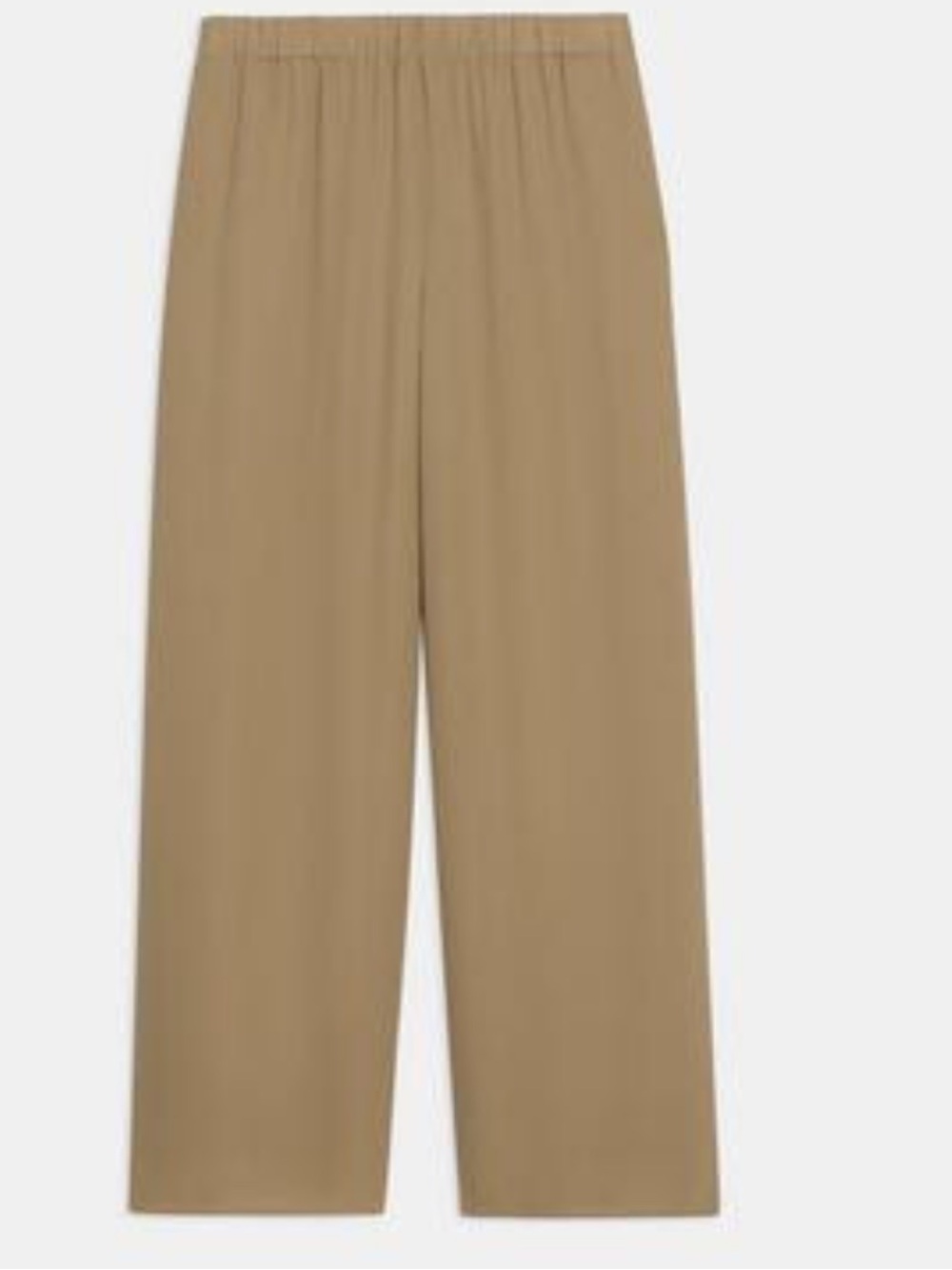 Theory Easy Wide Pull-On Pant in Recycled Georgette